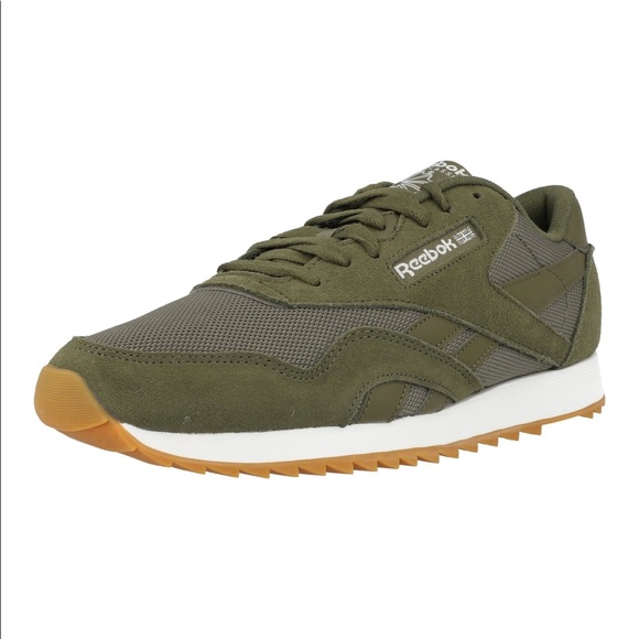 reebok classic army green